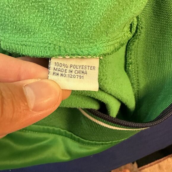 Vintage Ralph Lauren Rugby Jacket XL Green Full Zip Track Great Britain Champion - Picture 7 of 10